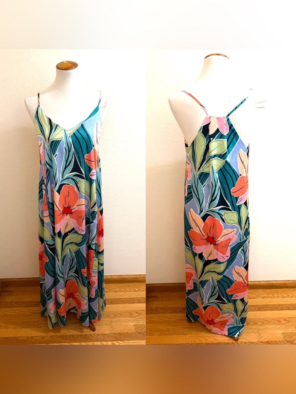 Nicole Miller Floral Maxi Dress - Picture 2 of 4